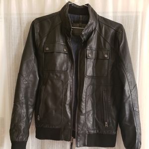 Calvin Klein Black Leather Jacket